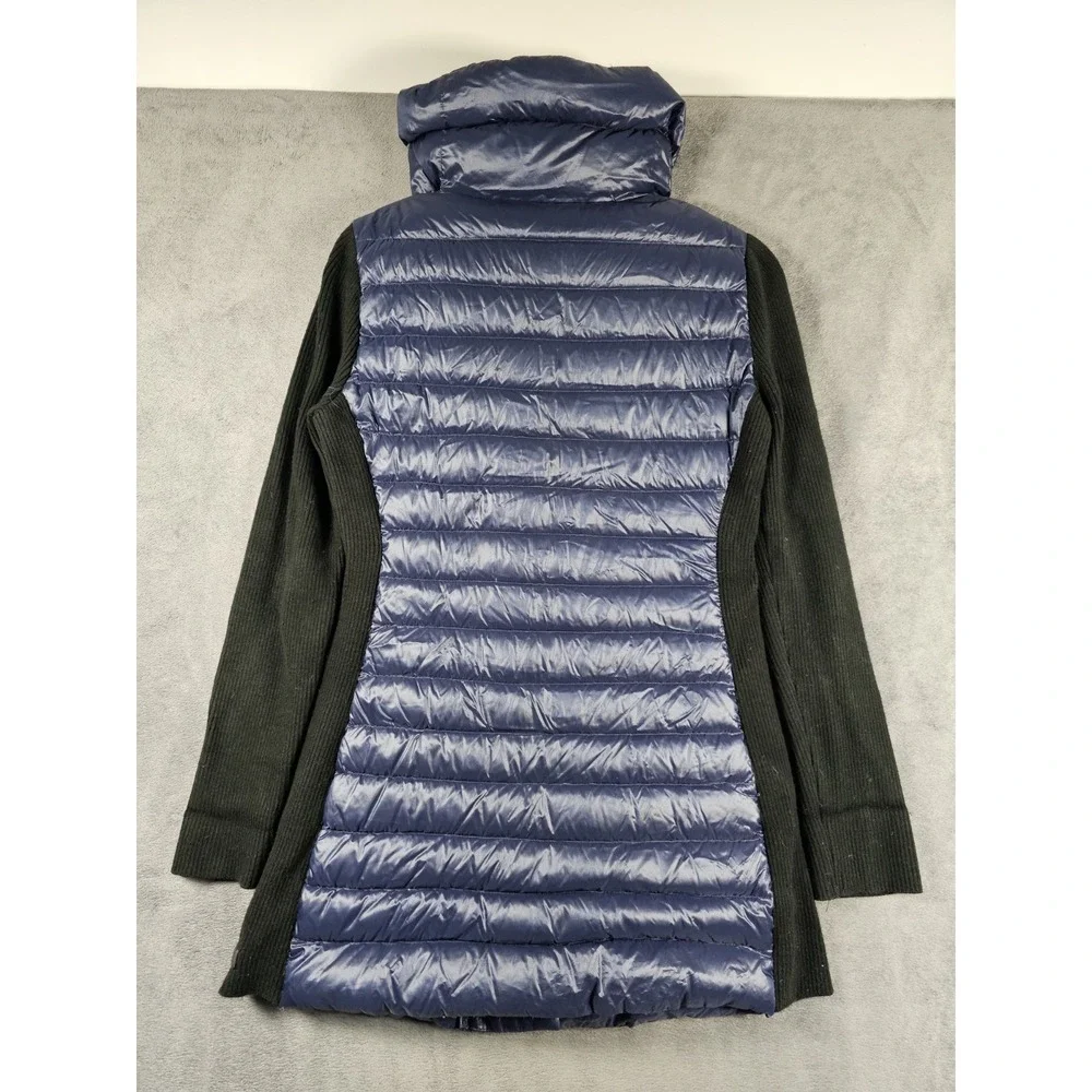 Calvin‎ Klein Performance Womens Small Navy Hybrid Puffer Duck Down Jacket Coat